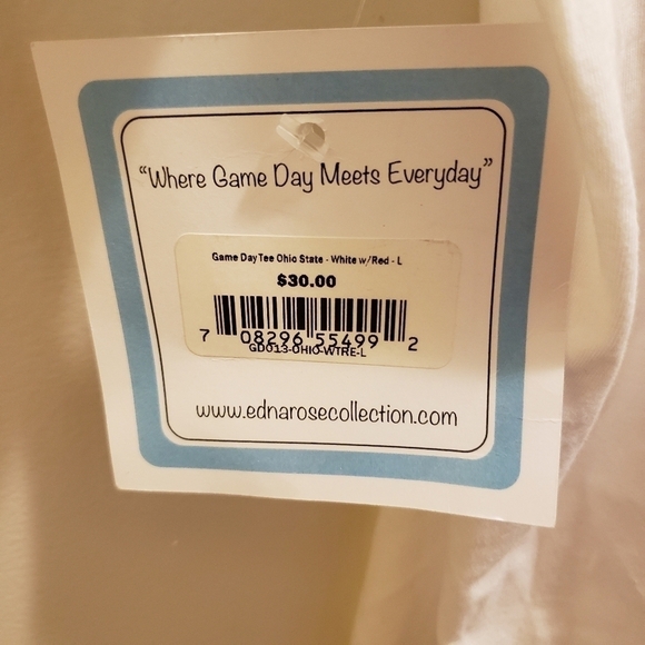 Edna Rose Tailgates Touchdowns Traditions T-Shirt - Picture 6 of 7